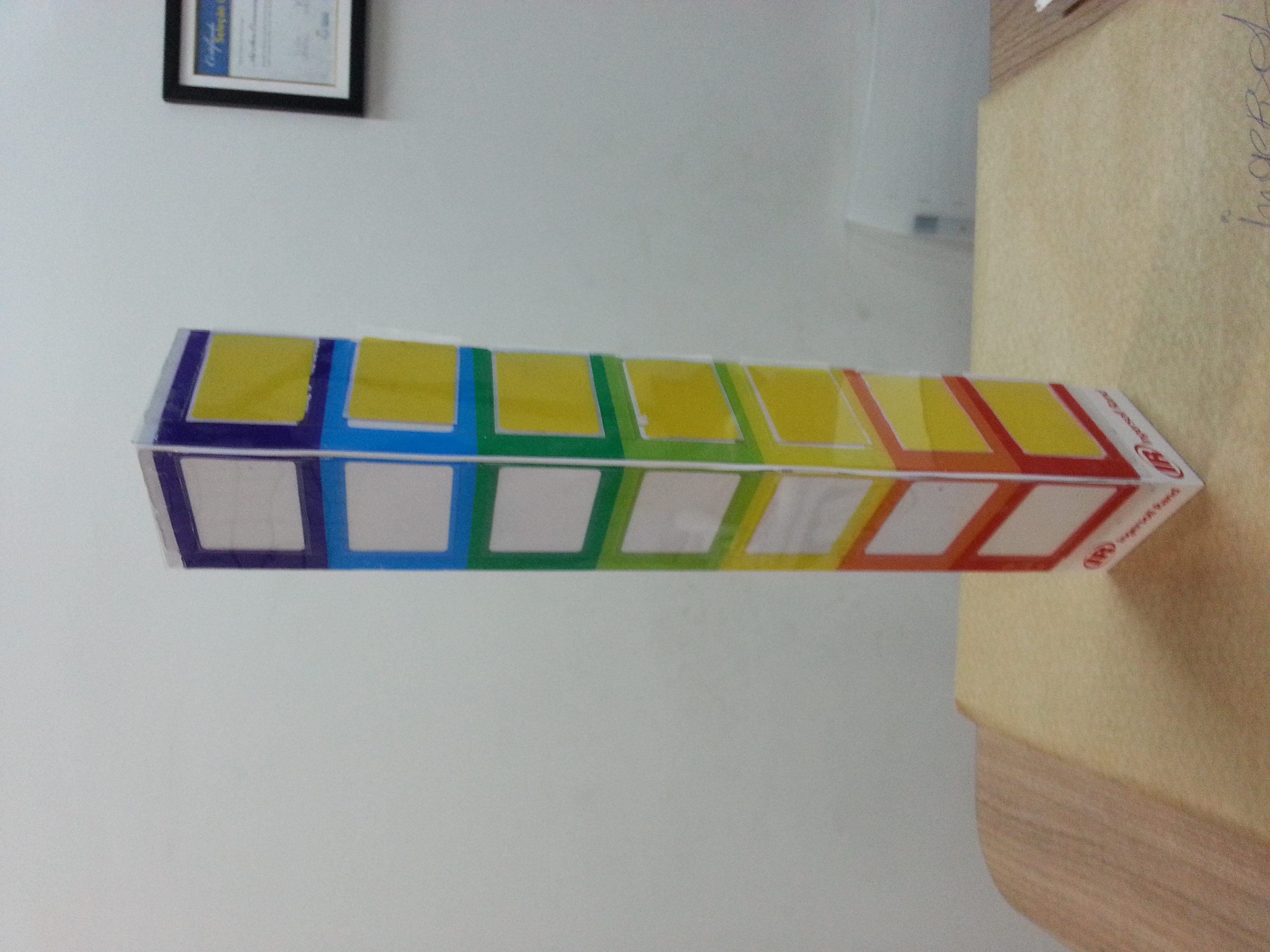 Display Organizador de Etiquetas para Porta Pallets