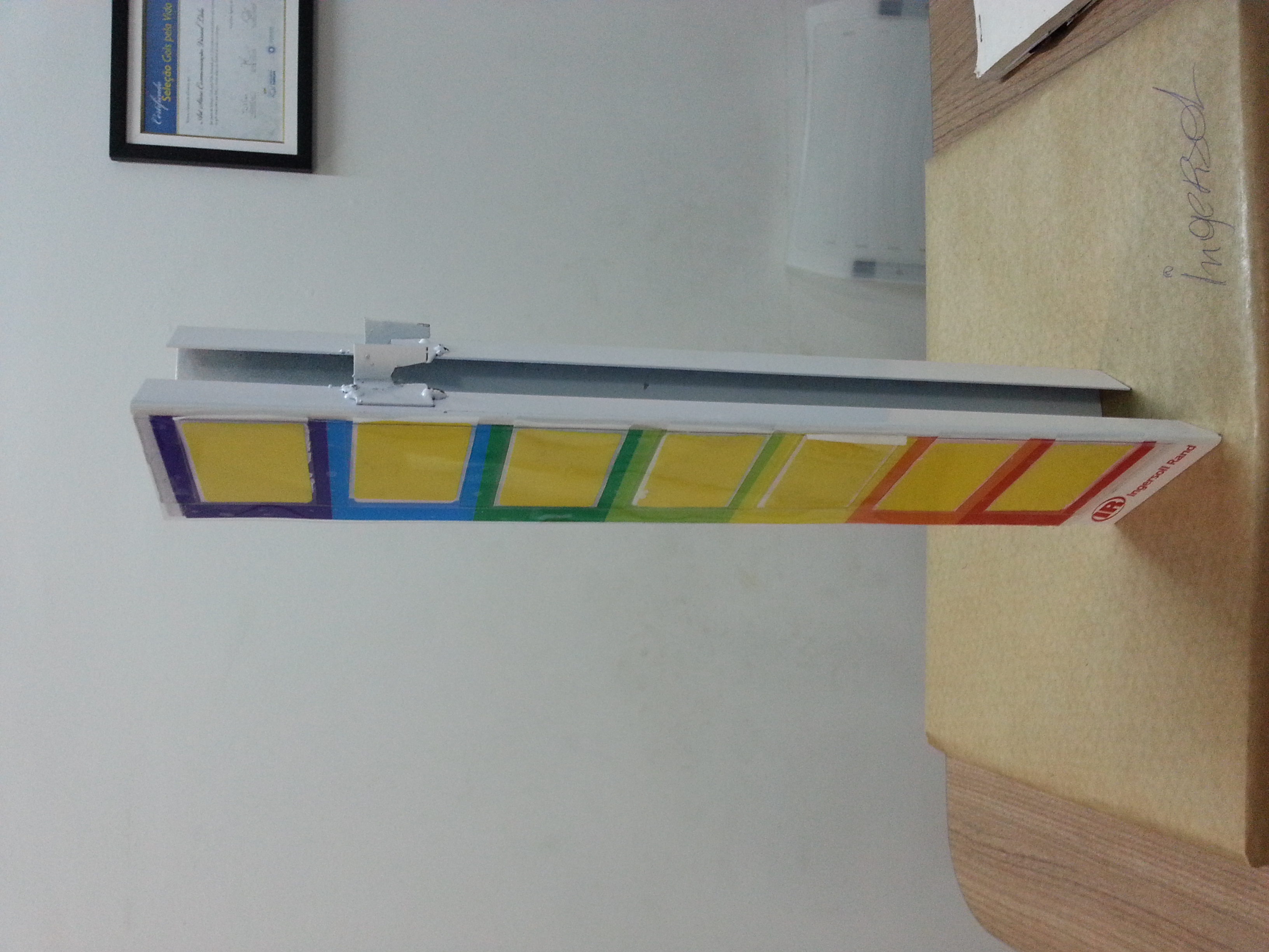 Display Organizador de Etiquetas para Porta Pallets