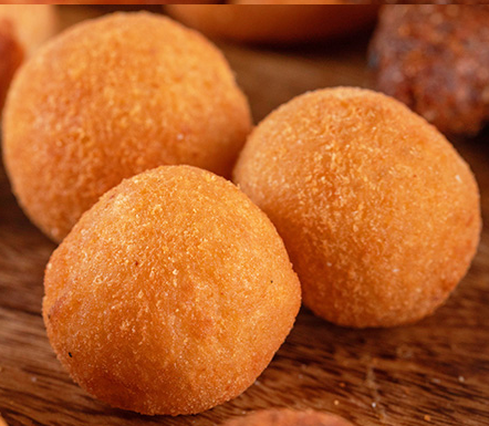 Bolinha napolitana lanche
