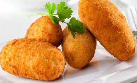 Croquete carne prova
