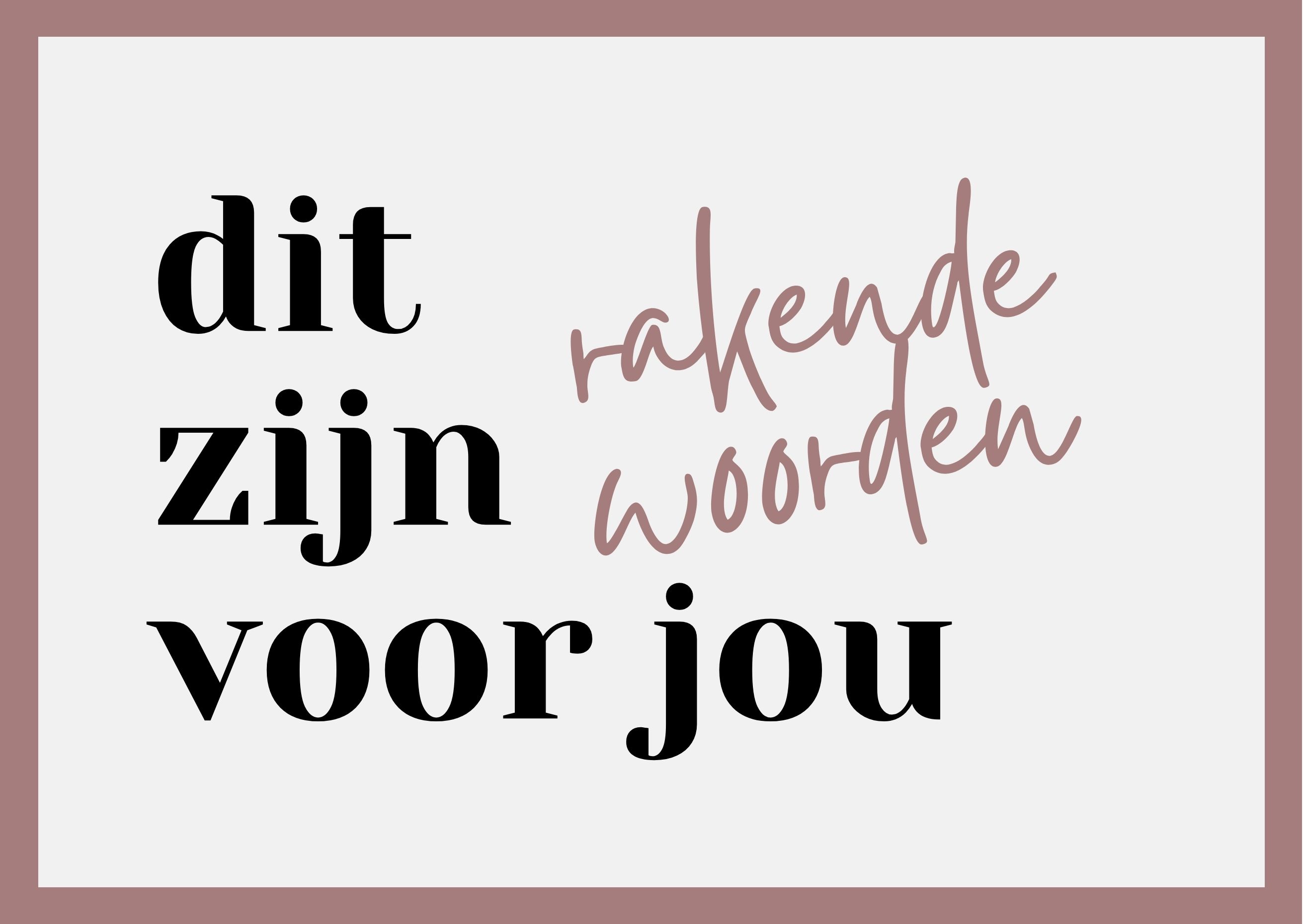 Waardebon voor een gepersonaliseerd Raakgedicht  (Tekst)
