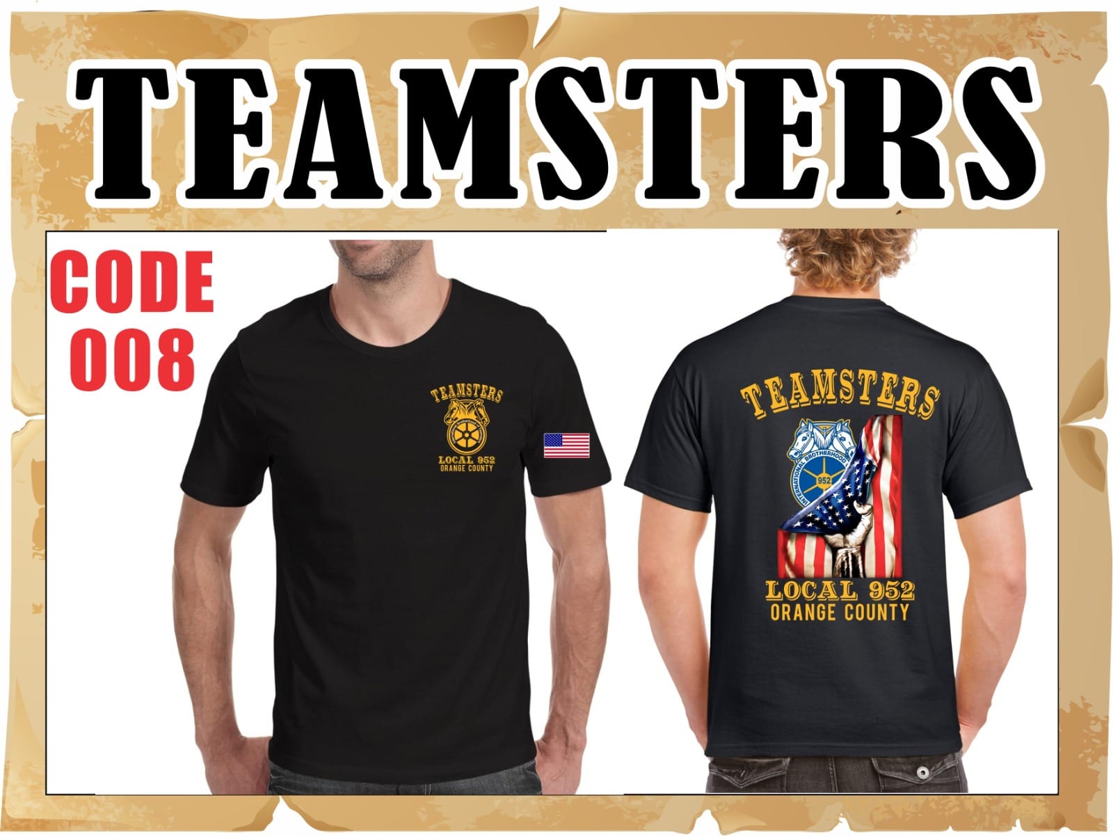 Teamsters Local 952 T-shirt (Choose your Local)