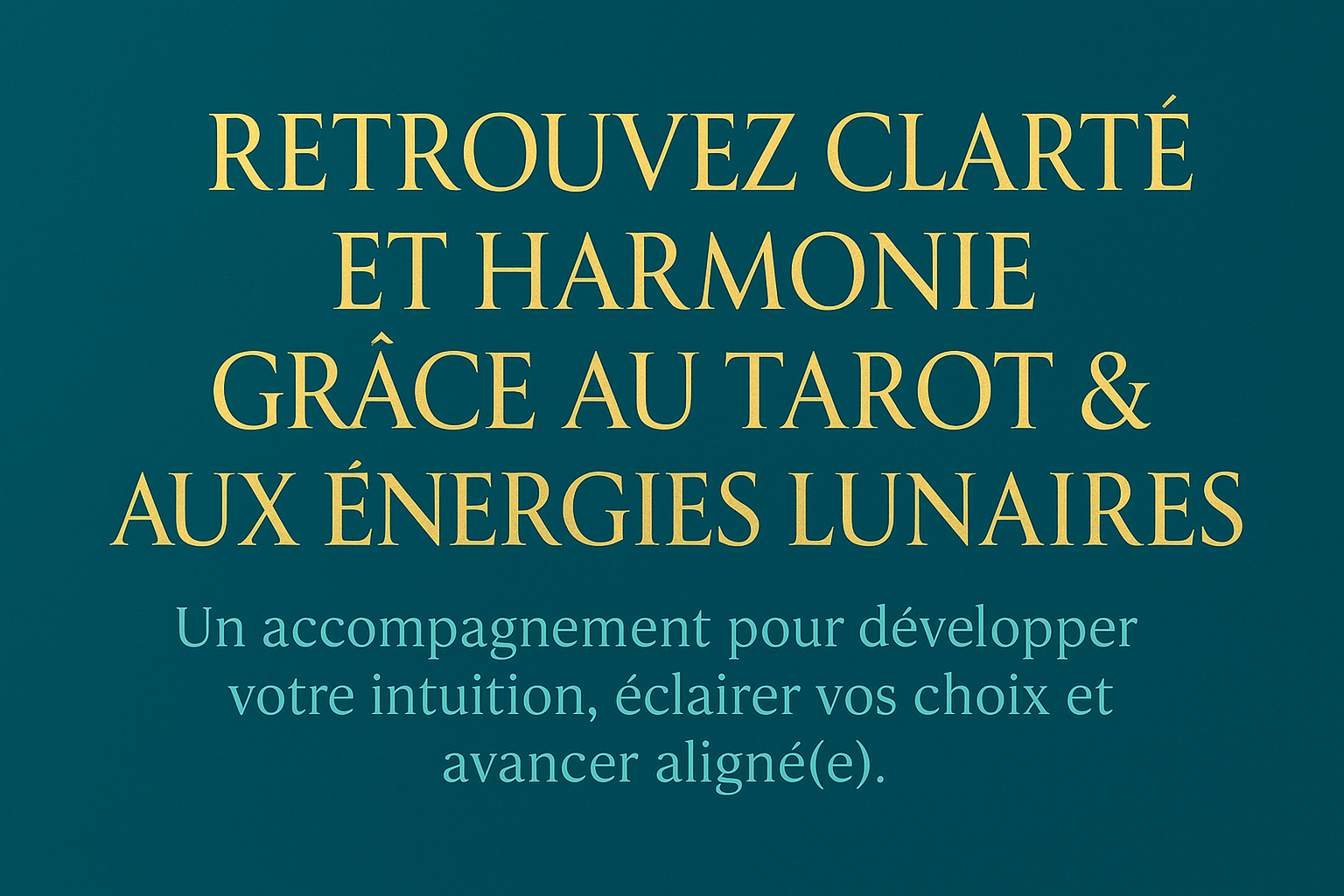 ABONNEMENT MENSUEL INITIATION TAROT ET LUNE