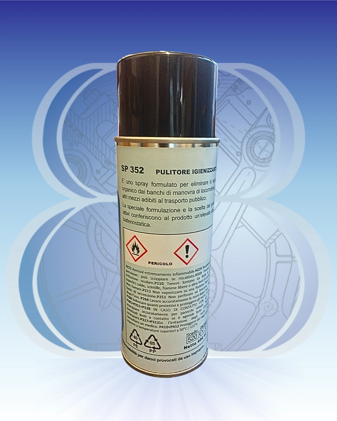 SP 352 — Cleaner for locomotive driver desks