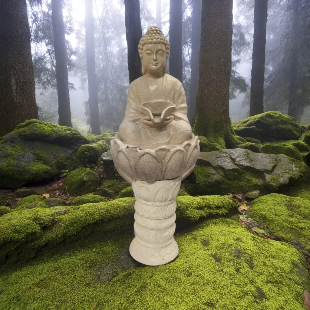 Small FRP Buddha Statue Fountain