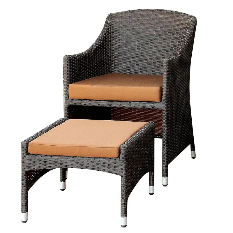 MyGreenearth Outdoor Patio Seating Set 2 Chairs 2 Ottomans