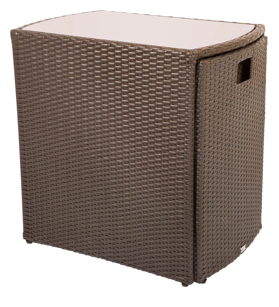 MyGreenearth Outdoor Patio Seating Set 2 Chairs and 1 Table Set (Brown)