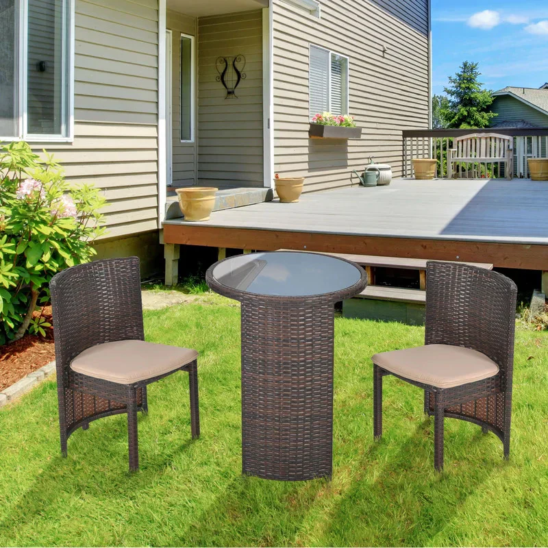 MyGreenearth Outdoor Patio Seating Set 2 Chairs and Table
