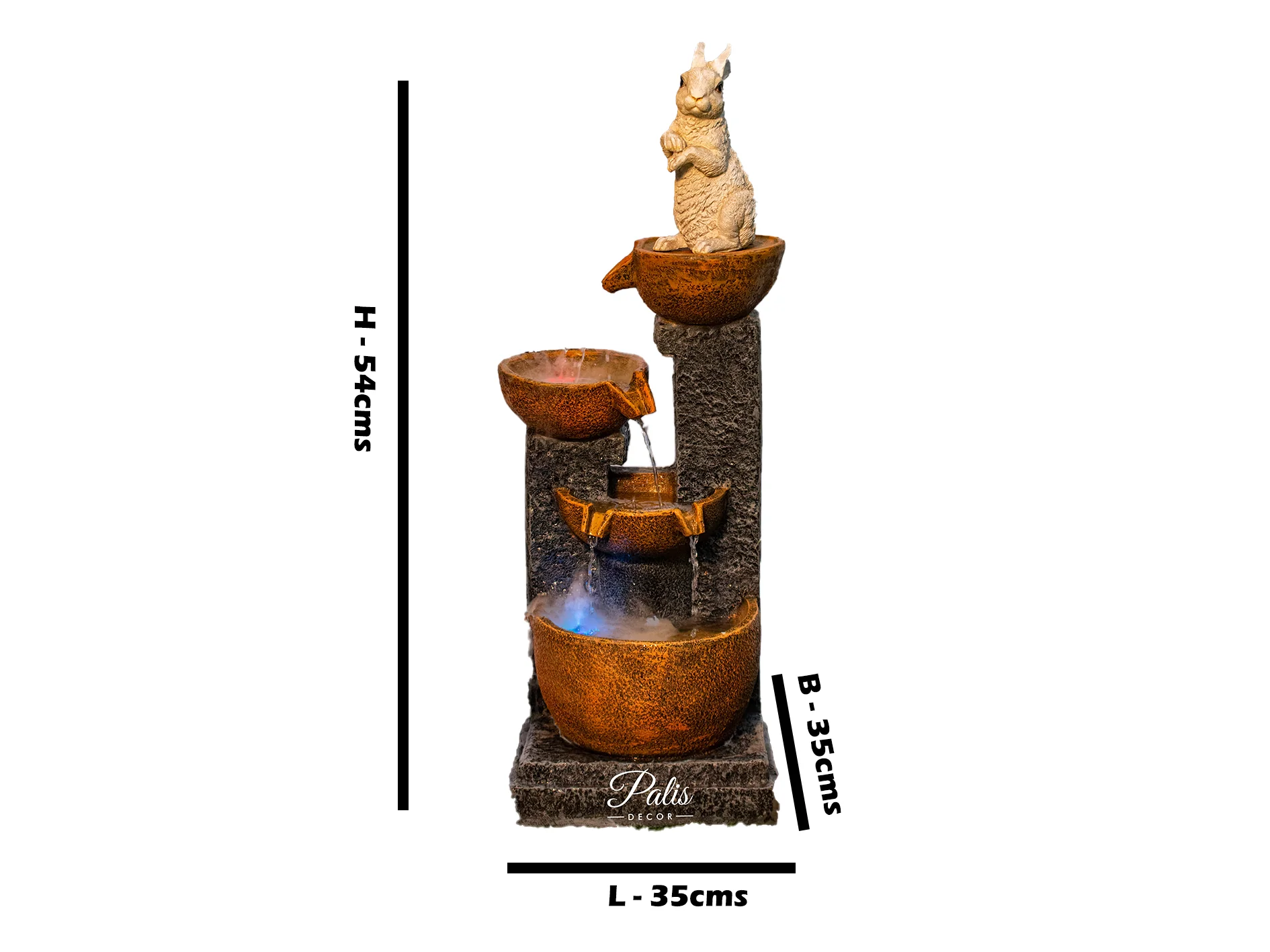 Squirrel Tiered Water Fountain