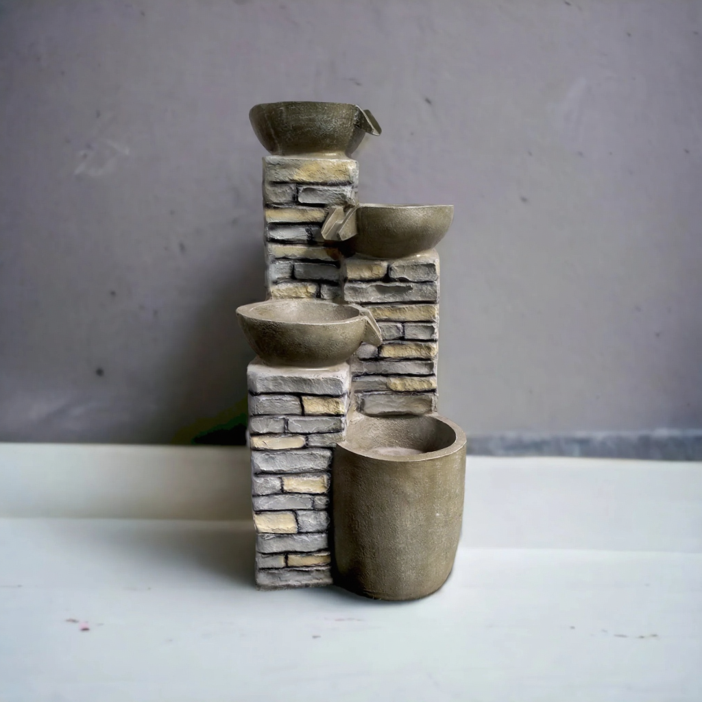 Stacked Stone Water Fountain