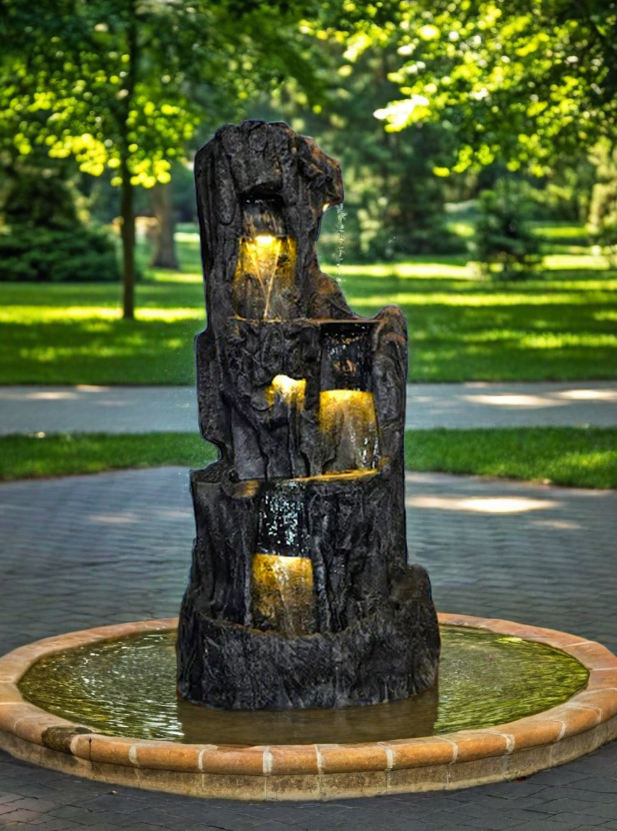 Big Size Decorative LED Rock Fountain