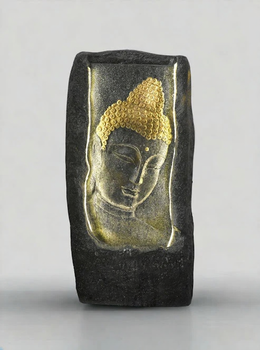 Buddha Stone Wall Lamp