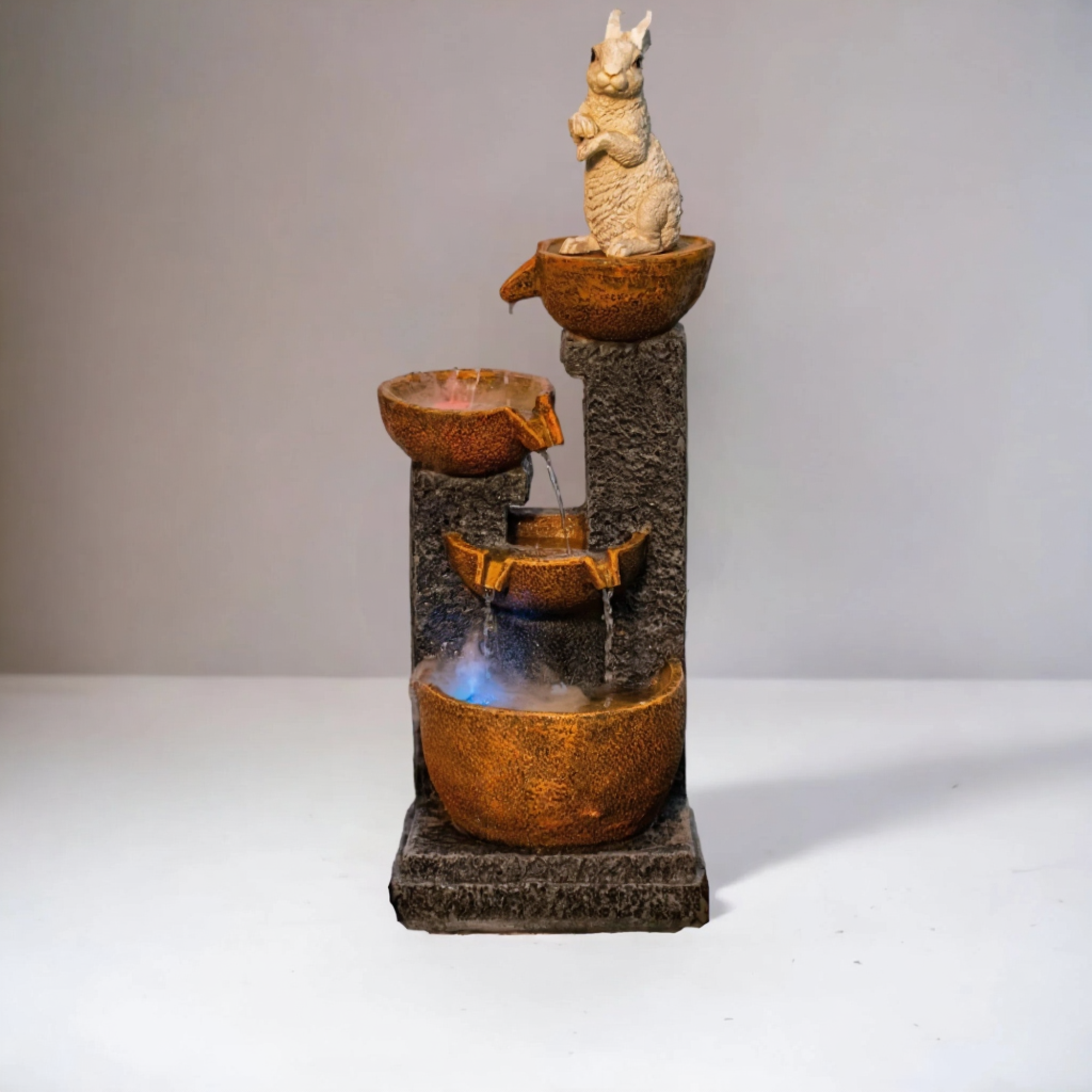 Squirrel Tiered Water Fountain