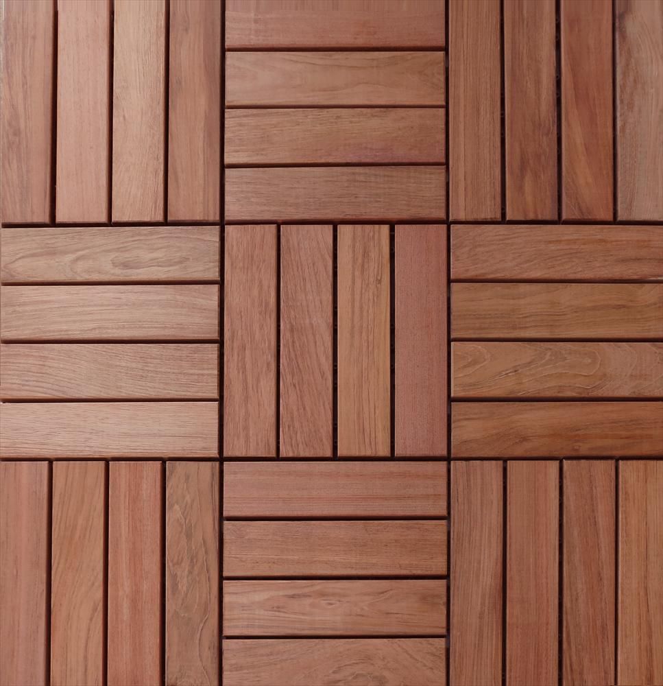 IPE Wood Tiles 1'X1'