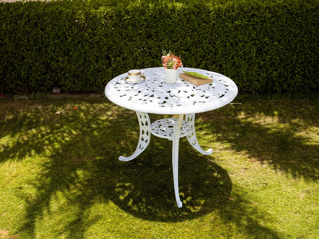 MyGreenearth Cast Aluminium Garden Patio Seating 2 Chair and 1 Table Set