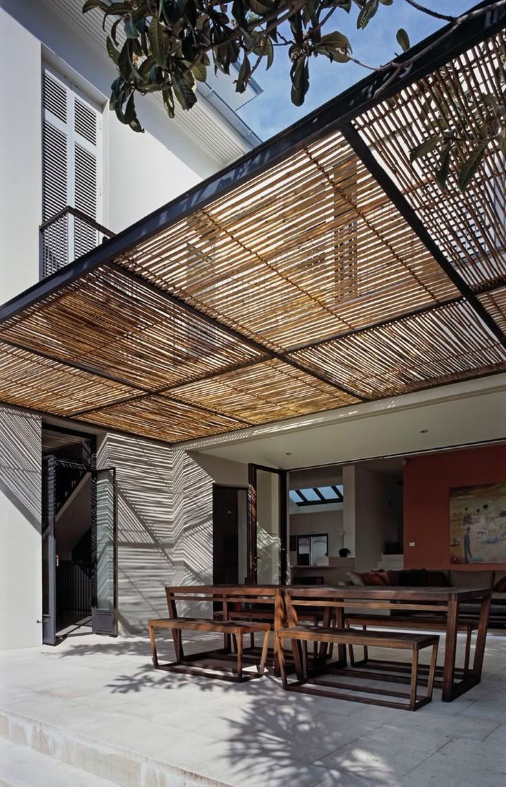 Premium Bamboo Roof Pergola for Terrace & Balcony | Bangalore