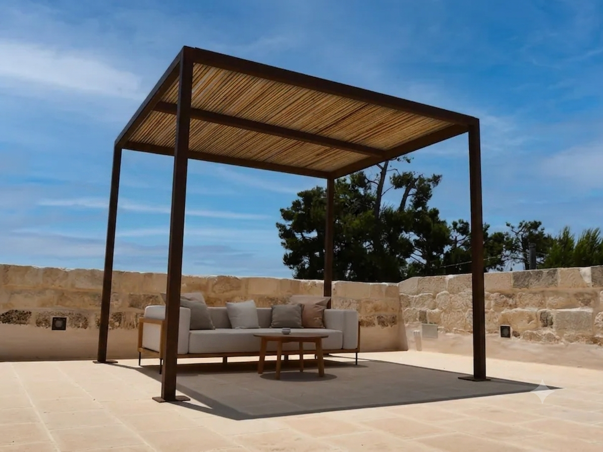 Premium Bamboo Roof Pergola for Terrace & Balcony | Bangalore