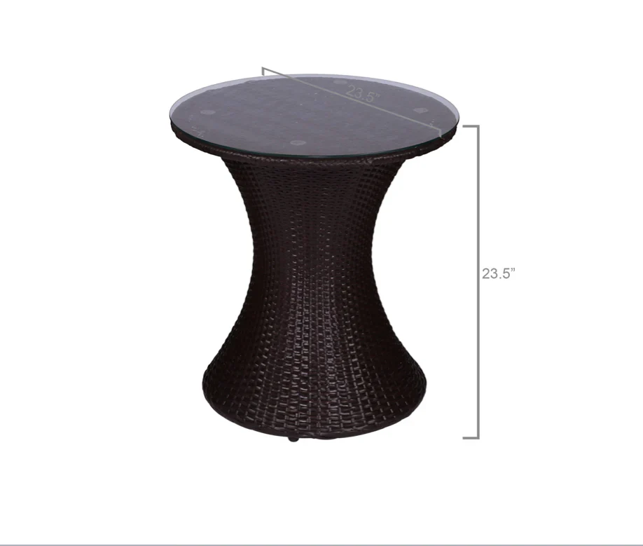 MyGreenearth Outdoor Patio Seating Set 2 Chairs and 1 Table Set (White)