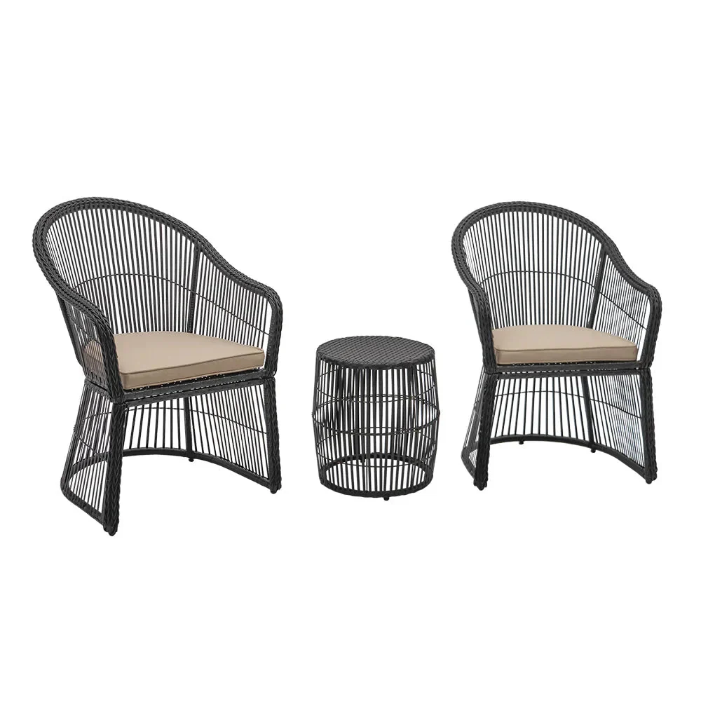 MyGreenearth Outdoor Patio Seating Set 2 Chairs 1 Table