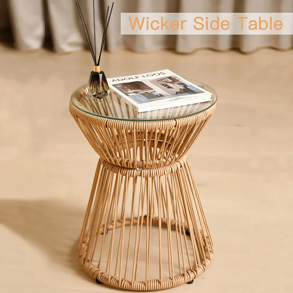 MyGreenearth Outdoor Patio Seating Set 2 Chairs and 1 Table Set (Honey)