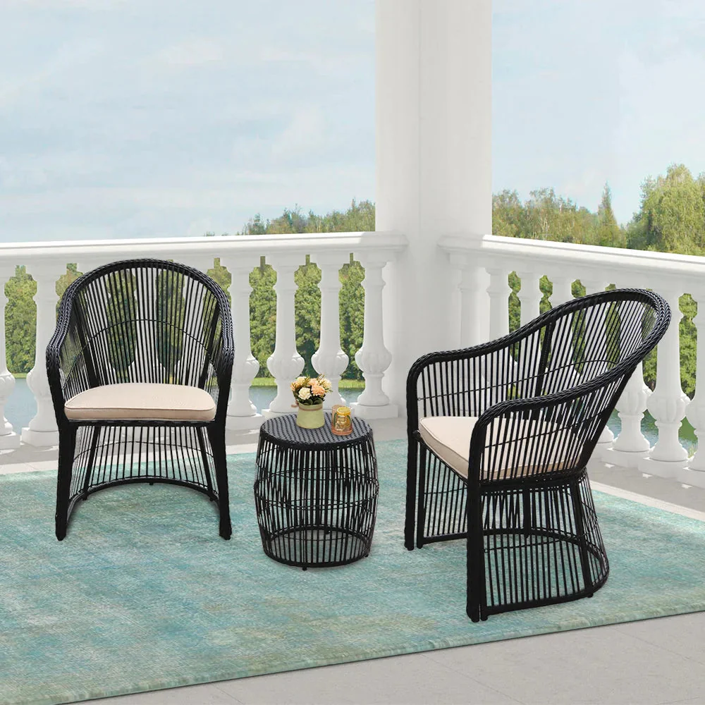 MyGreenearth Outdoor Patio Seating Set 2 Chairs 1 Table