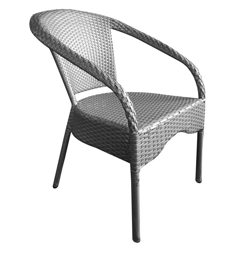 MyGreenearth Outdoor Patio Seating Set 2 Chairs and 1 Table Set (Silver)