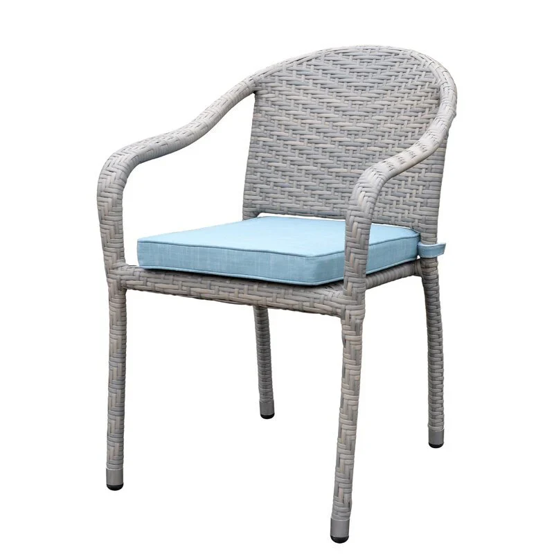 MyGreenearth Outdoor Patio Seating Set 2 Chairs and 1 Table Set (Grey)