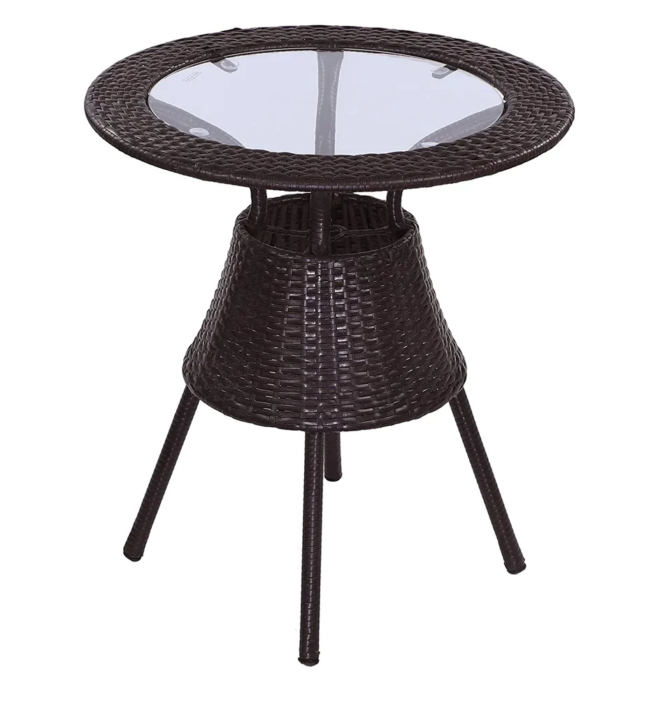 MyGreenearth Outdoor Patio Seating Set 2 Chairs and 1 Table Set (Brown)