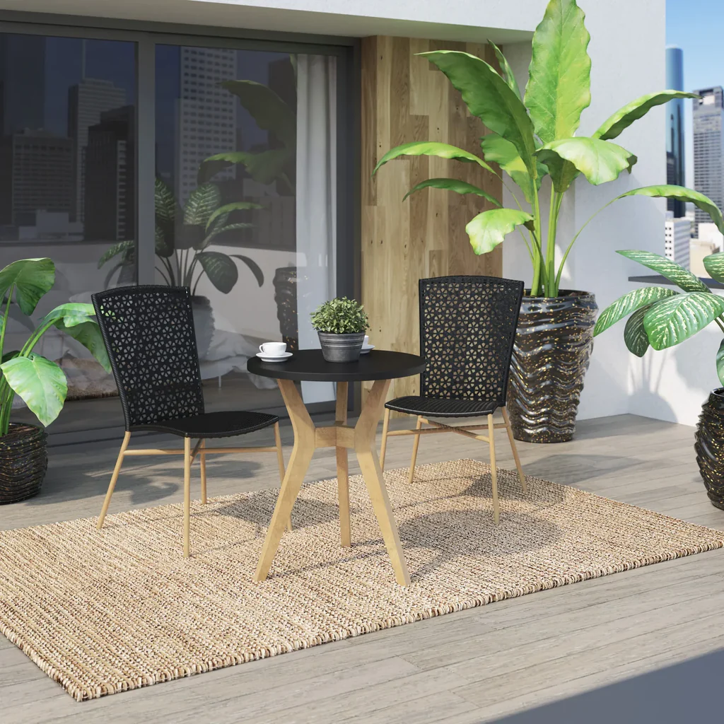 MyGreenearth Outdoor Patio Seating Set 2 Chairs and 1 Table