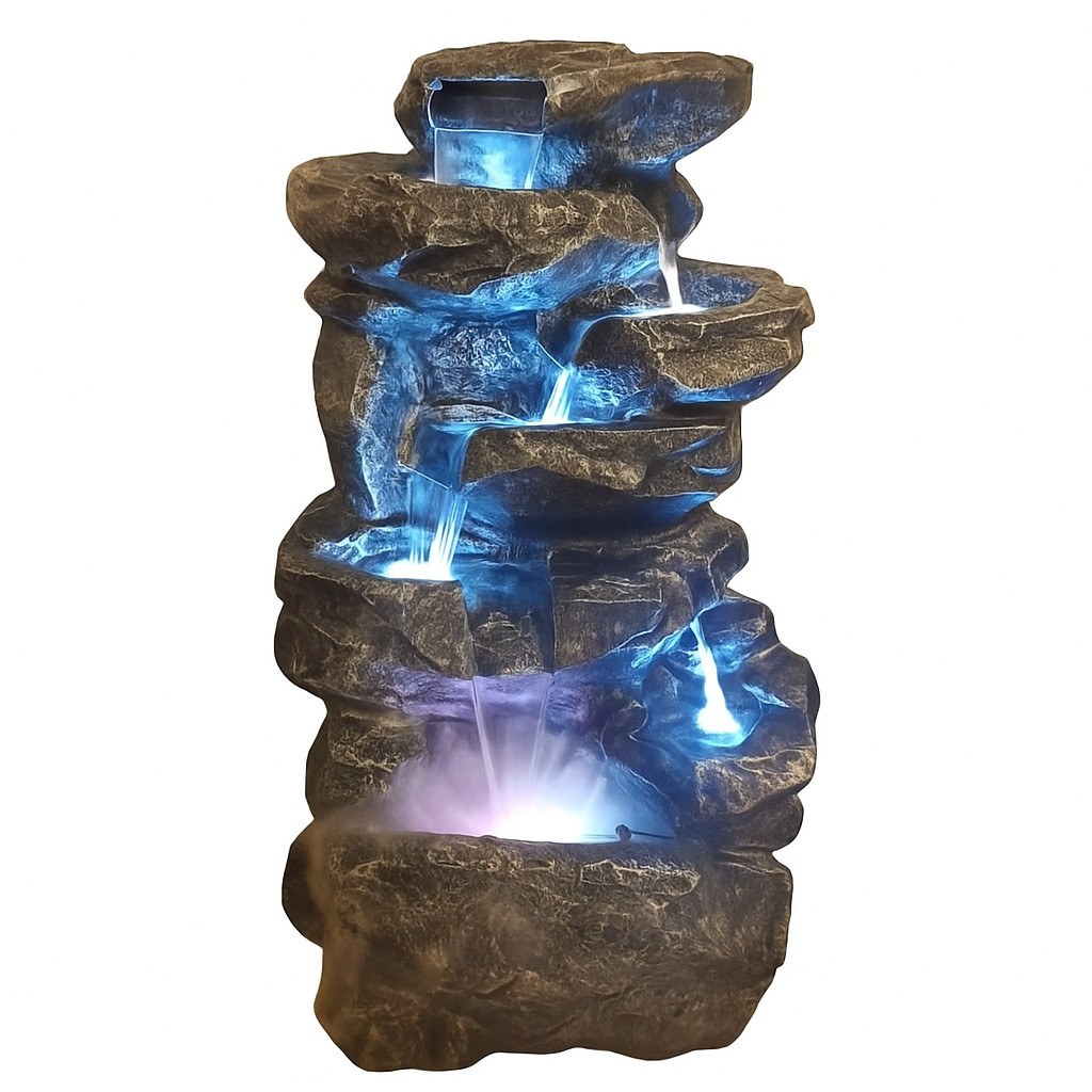LED Rock Water Fountain