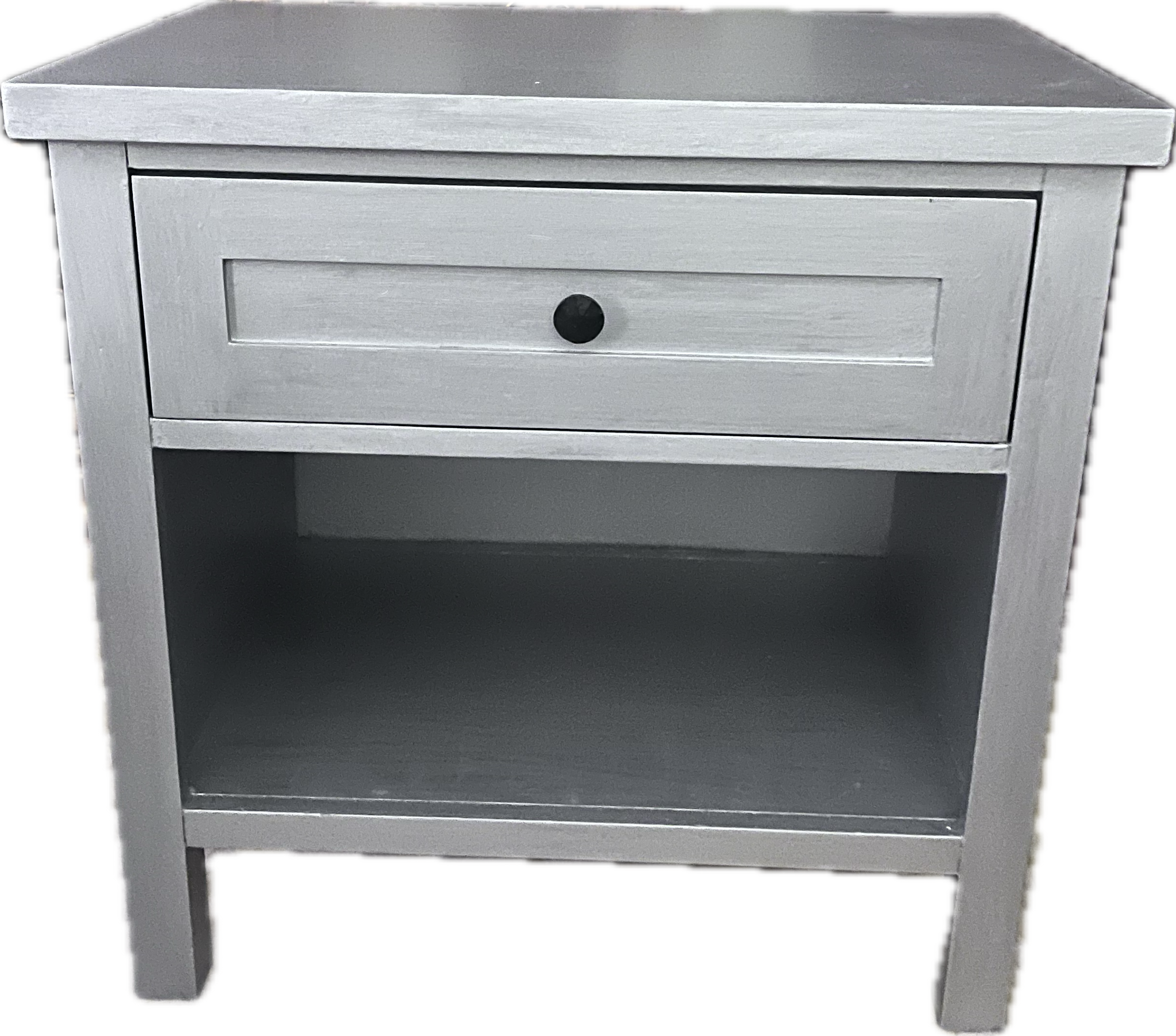 Modern Gray Nightstand