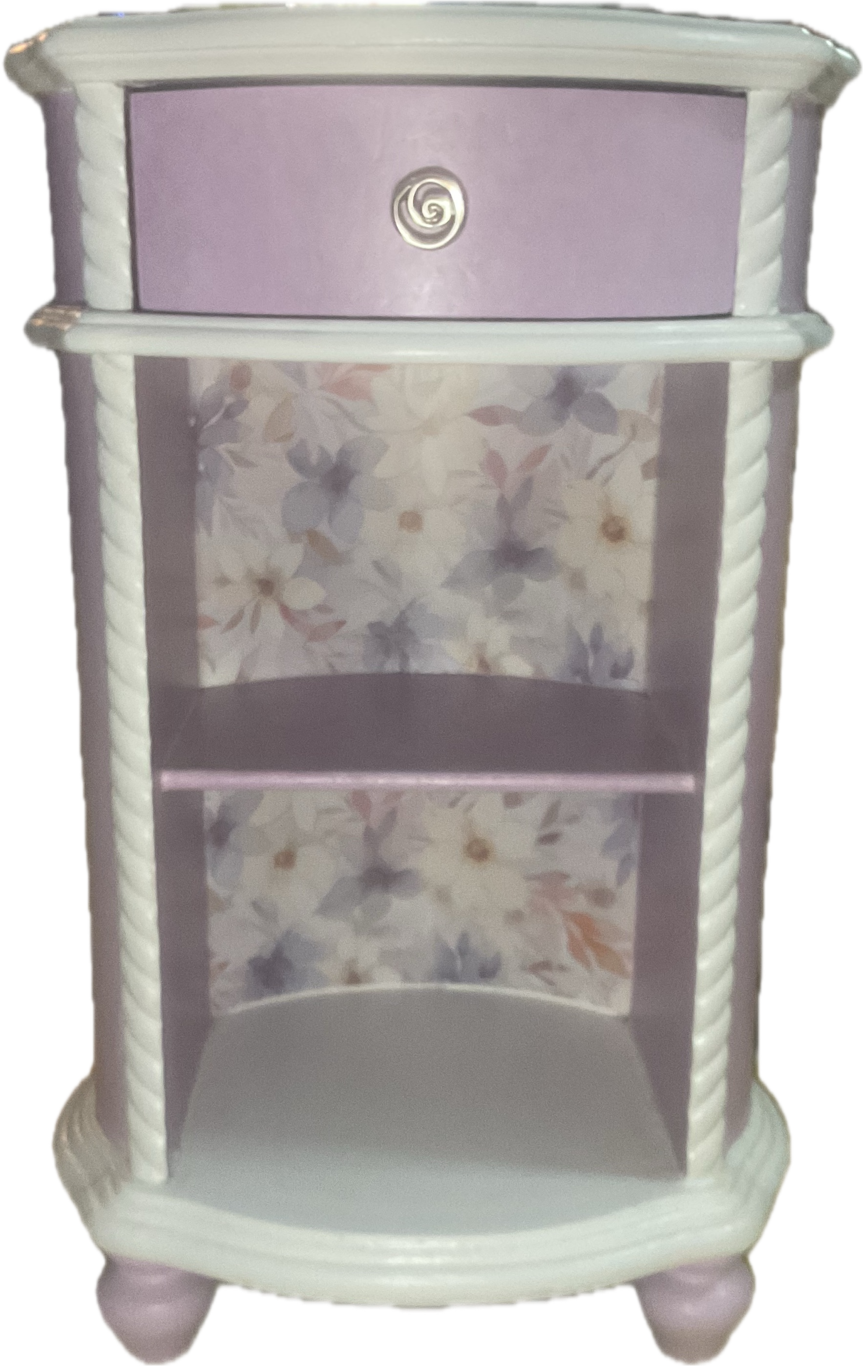 Lavender End table/side-cabinet