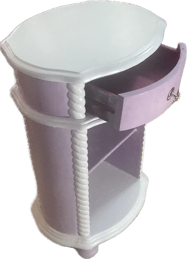 Vintage Lavender Side Table