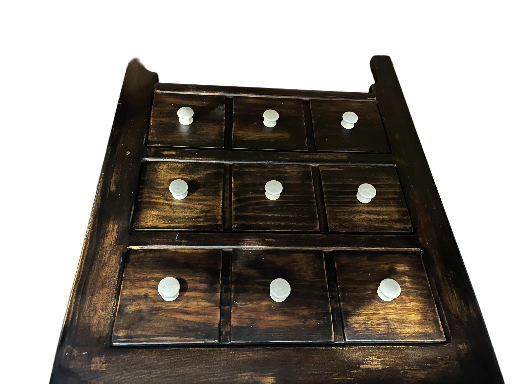 Vintage Wooden Drawer Cabinet