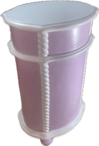 Vintage Lavender Side Table