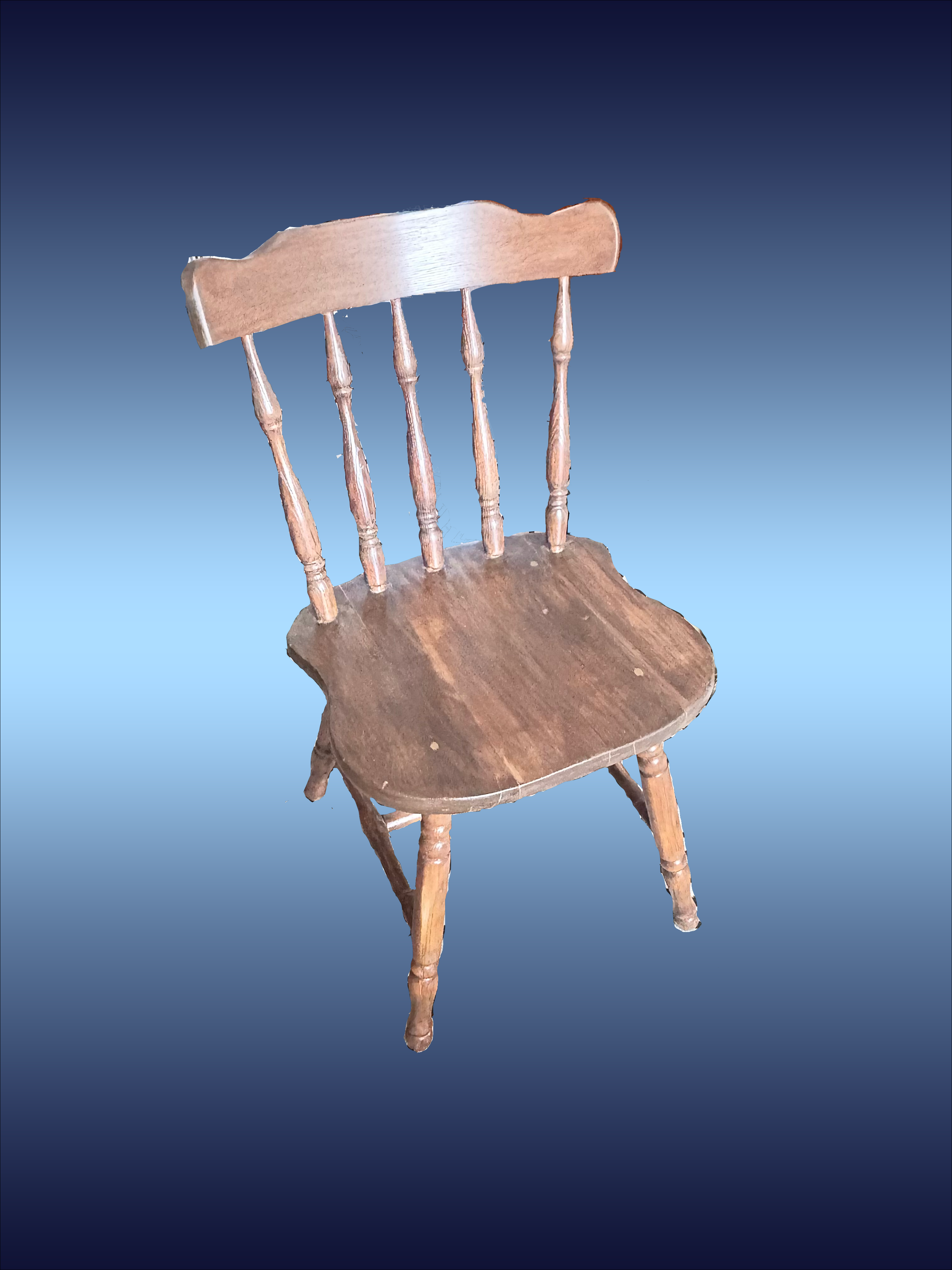 Wooden Captain's Chair