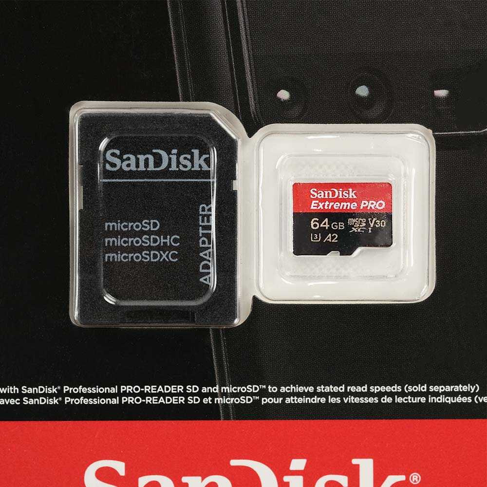 SanDisk Extreme Pro microSDXC UHS-I A2 V30 200MB/s