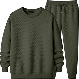 Quilted Green Tracksuit Set