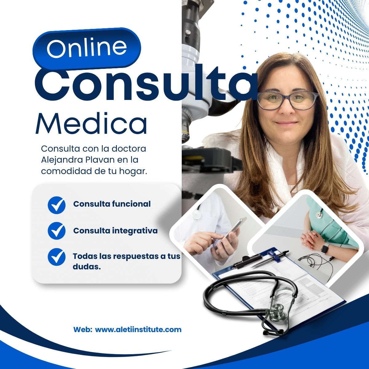 Consulta medica funcional integrativa / Integrative functional medical consultation