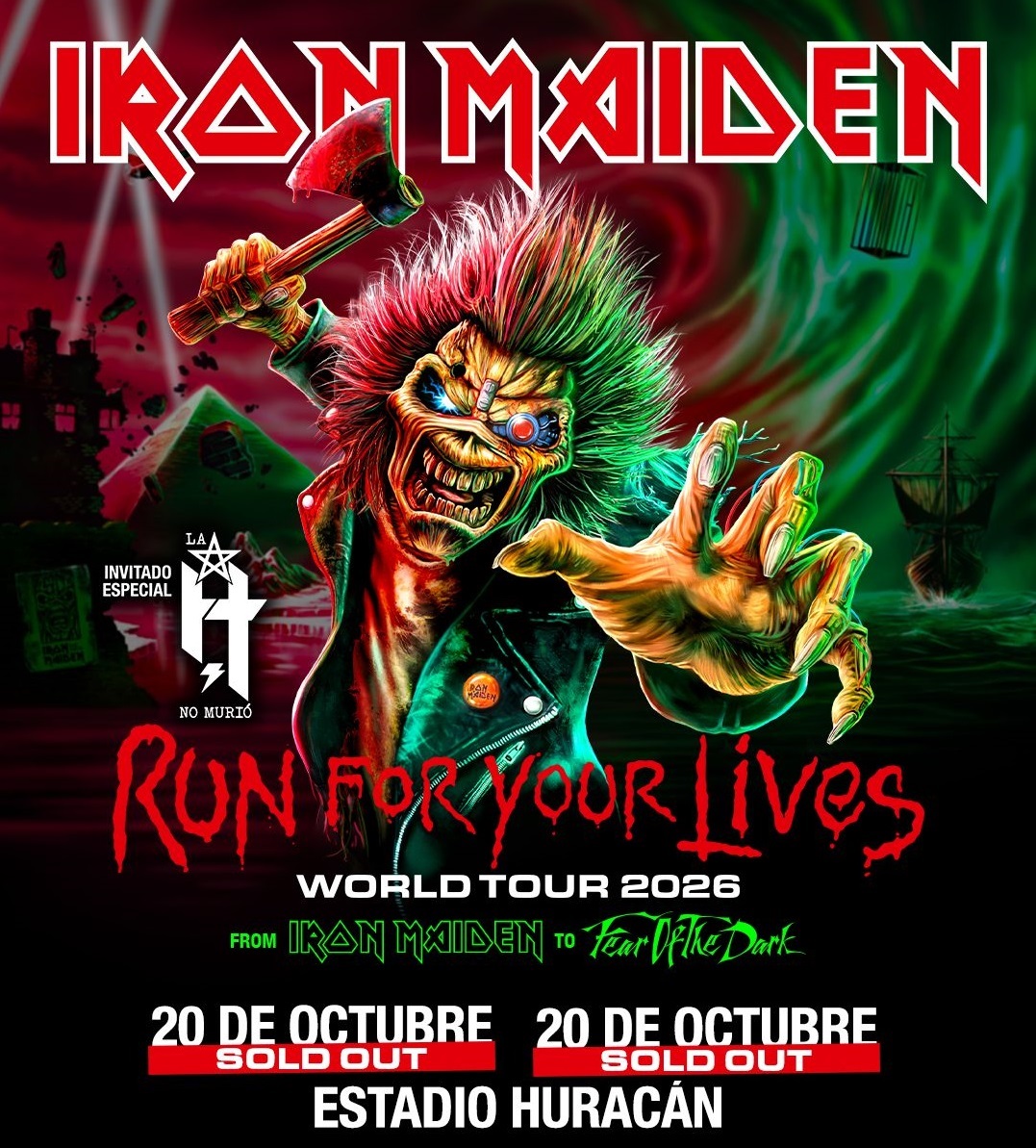 IRON MAIDEN RUN FOR YOUR LIVES 2026
