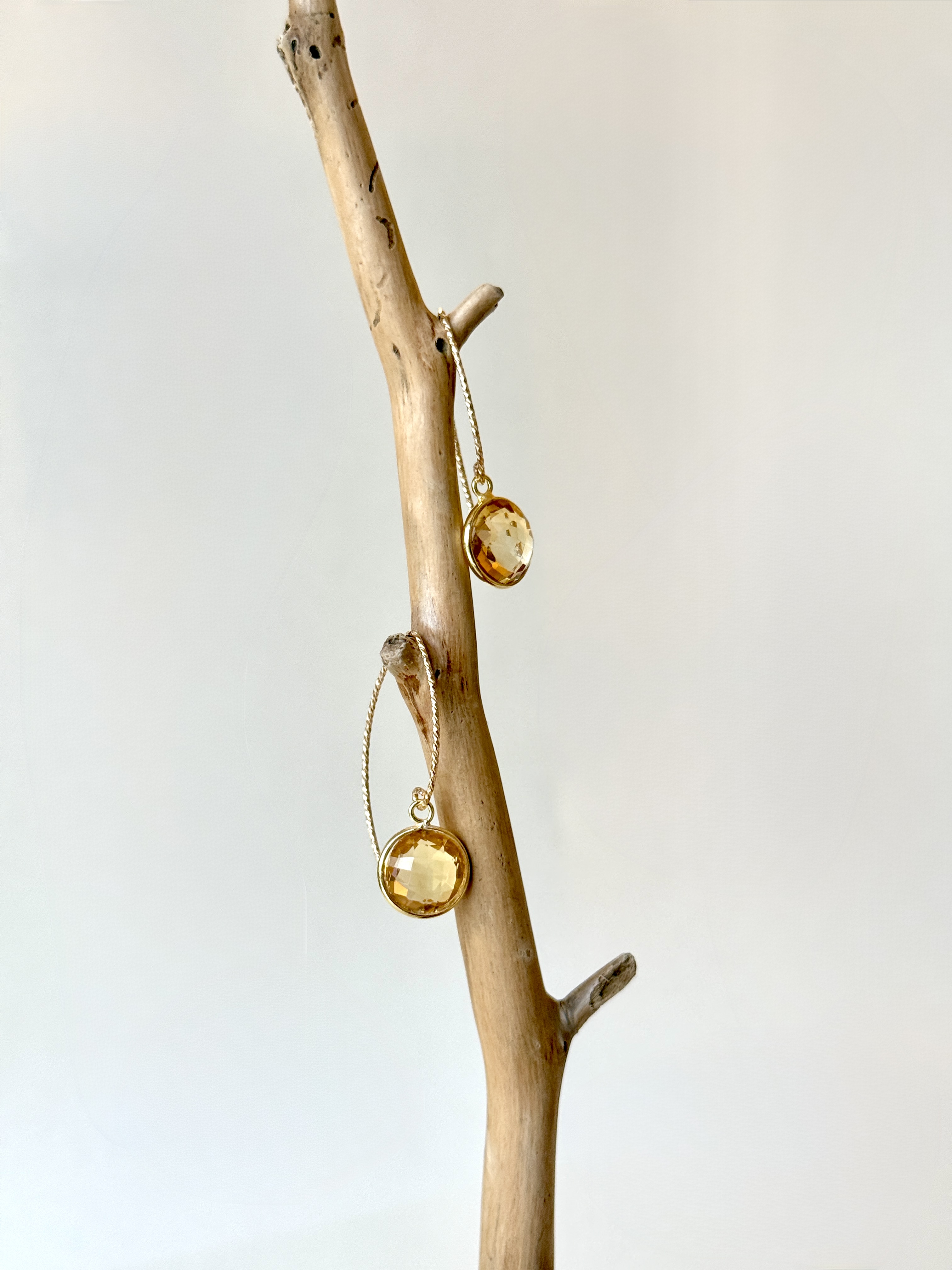 Citrine earrings 