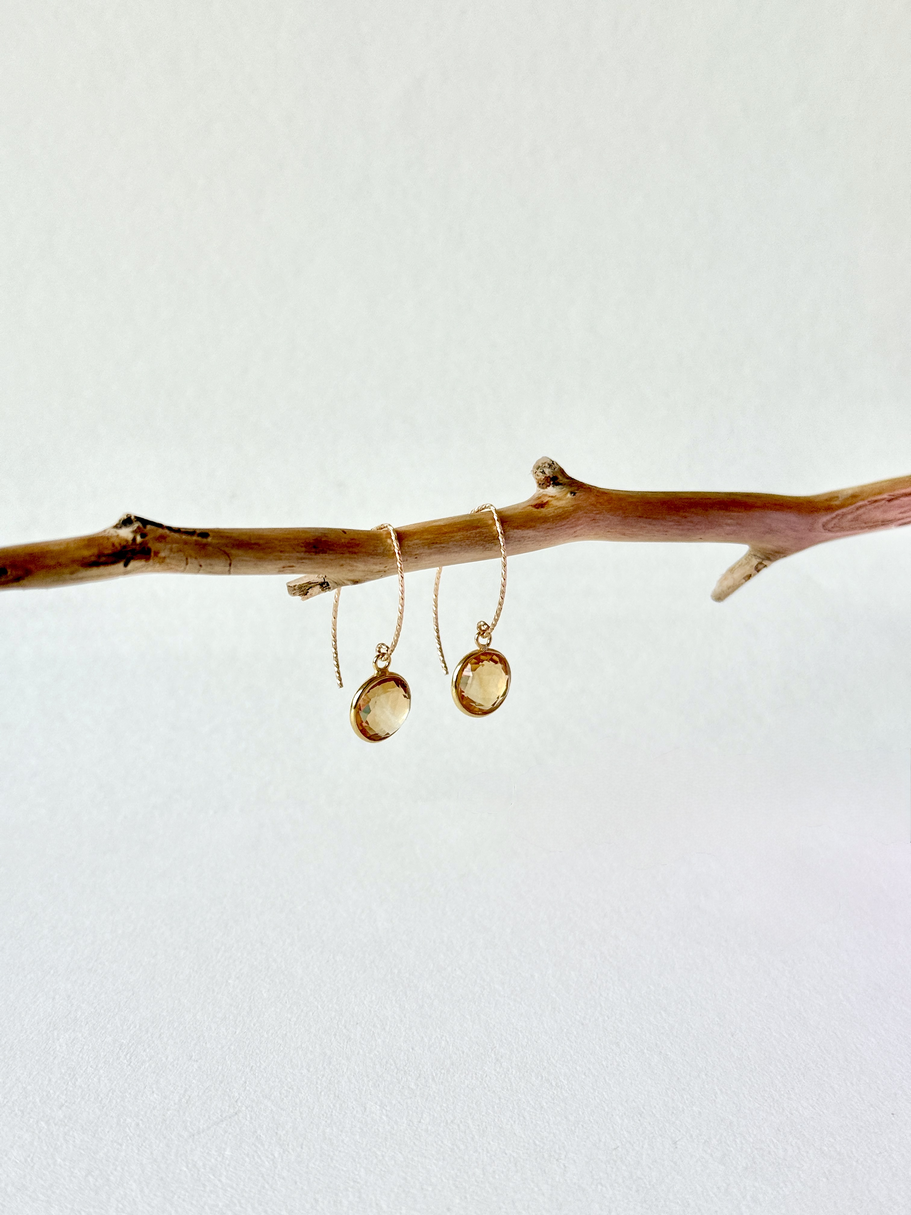Citrine earrings 