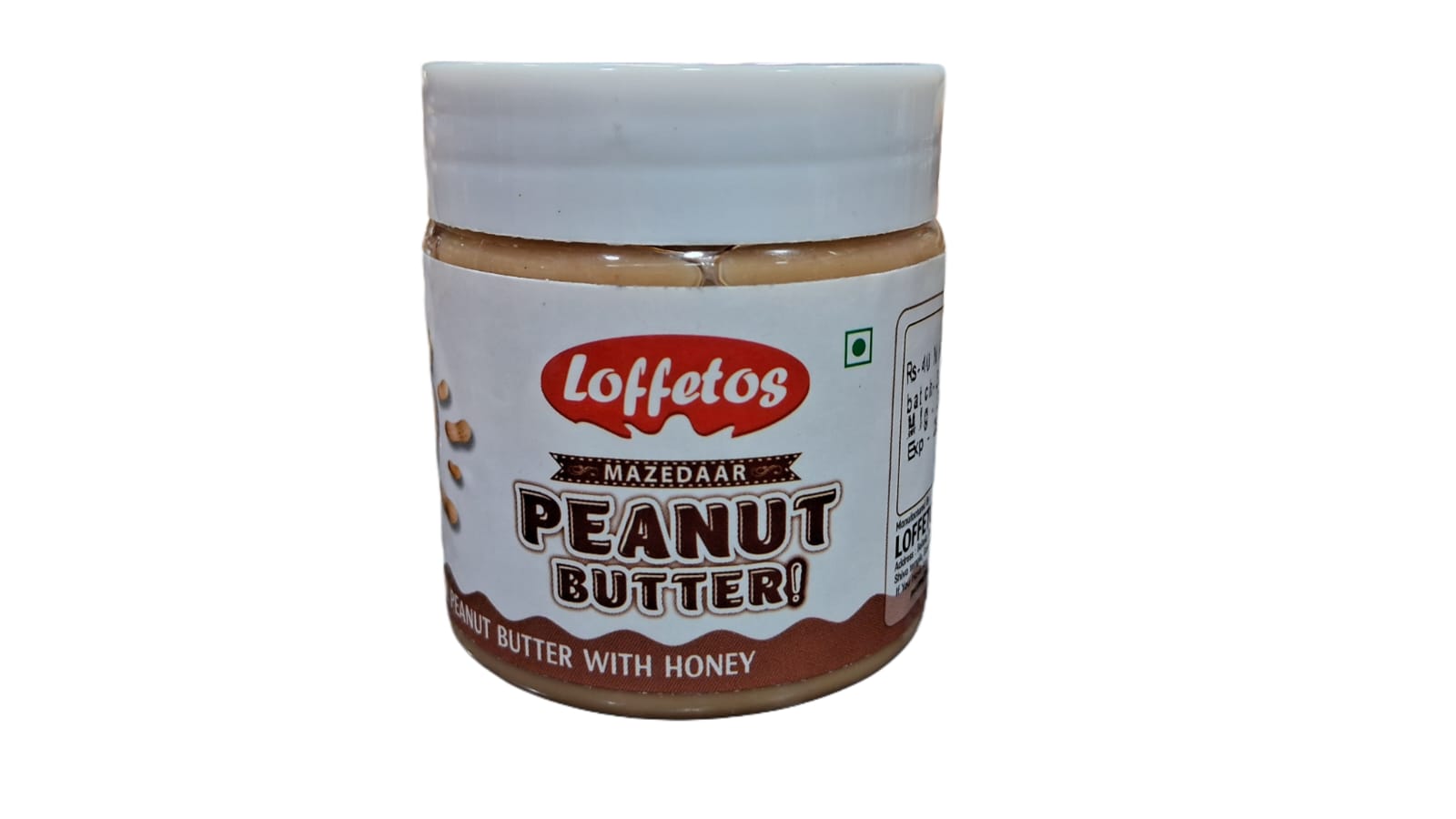 Loffetos Pure peanut butter with honey 100gram
