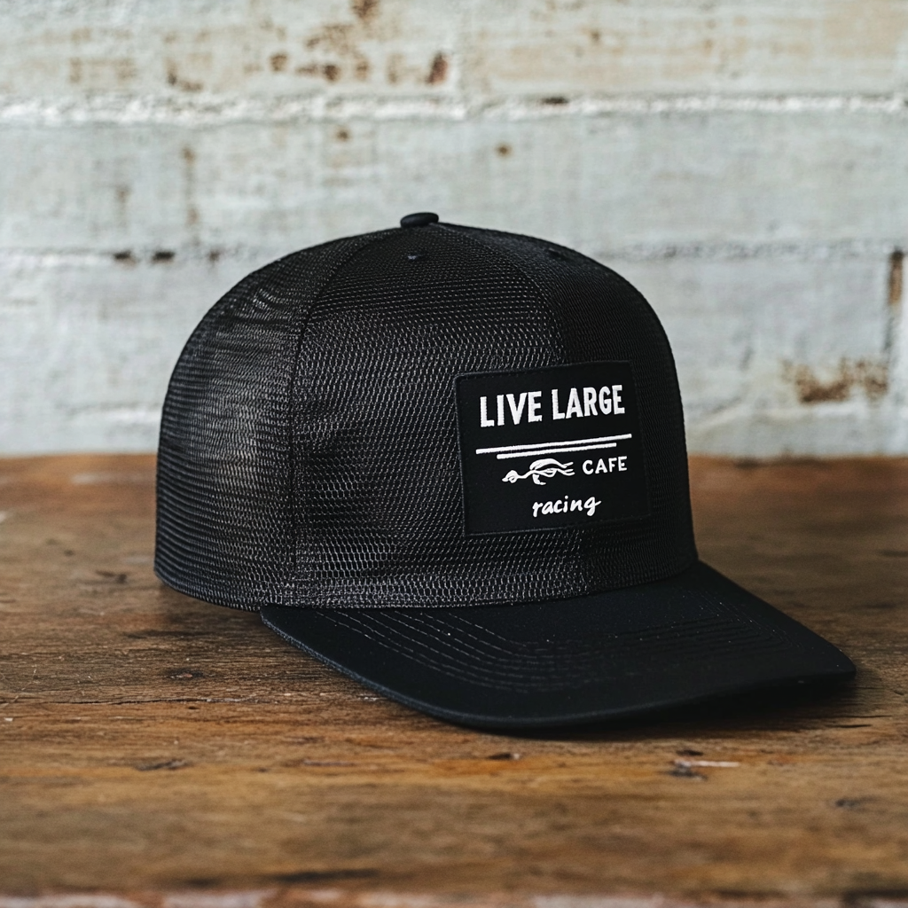 LIVE LARGE Café Racing Mesh Hat