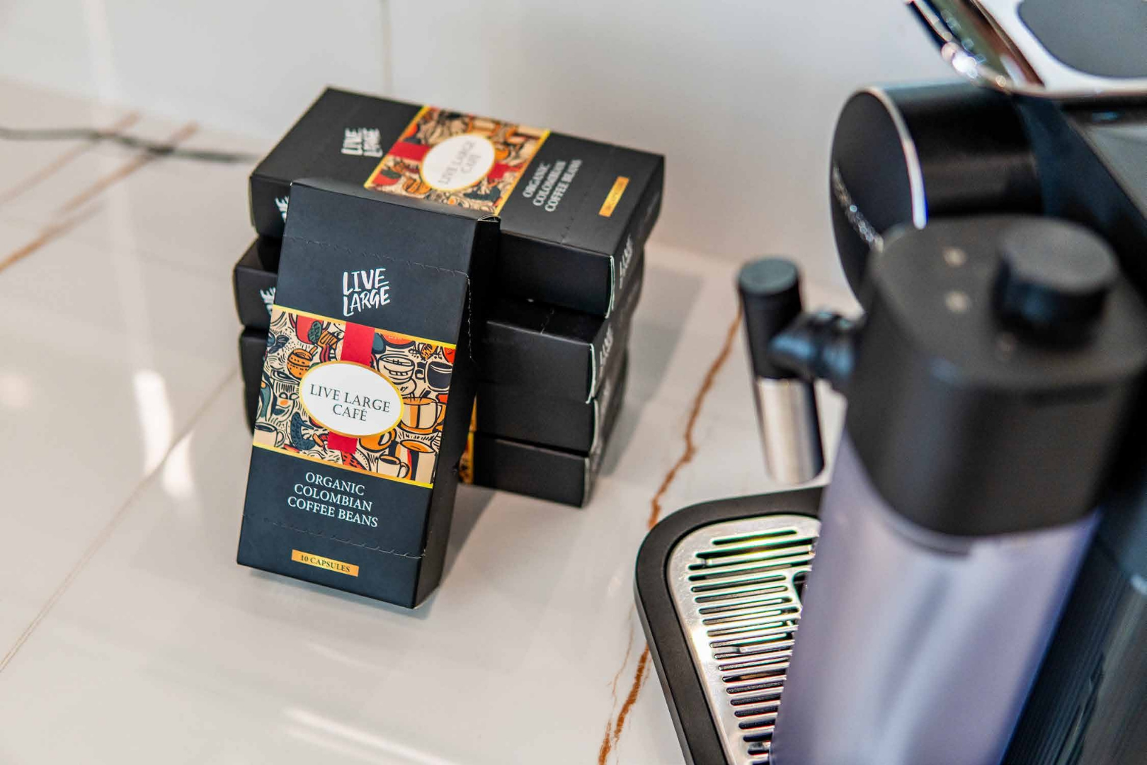 Organic Colombian Coffee Beans Pods