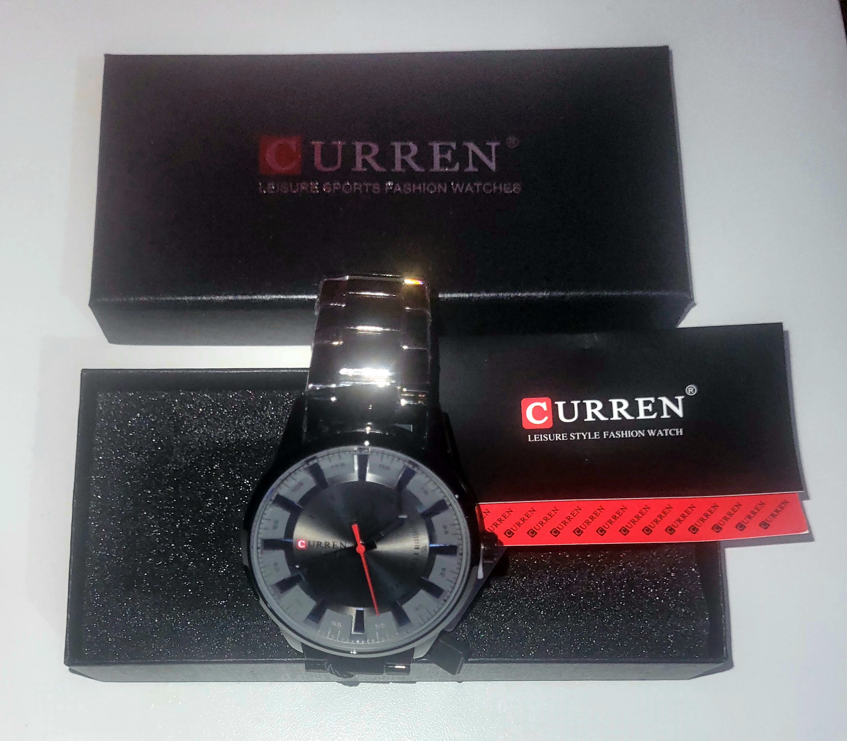 Relógio Masculino Curren Black