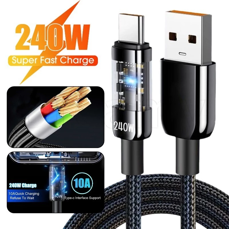 Cabo USB Tipo-C 240W