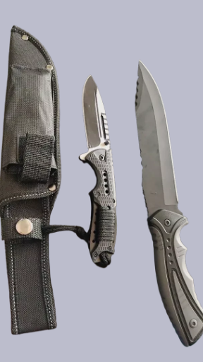 Conjunto de facas táticas