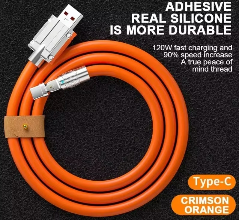 Cabo carregador USB-C de 120W