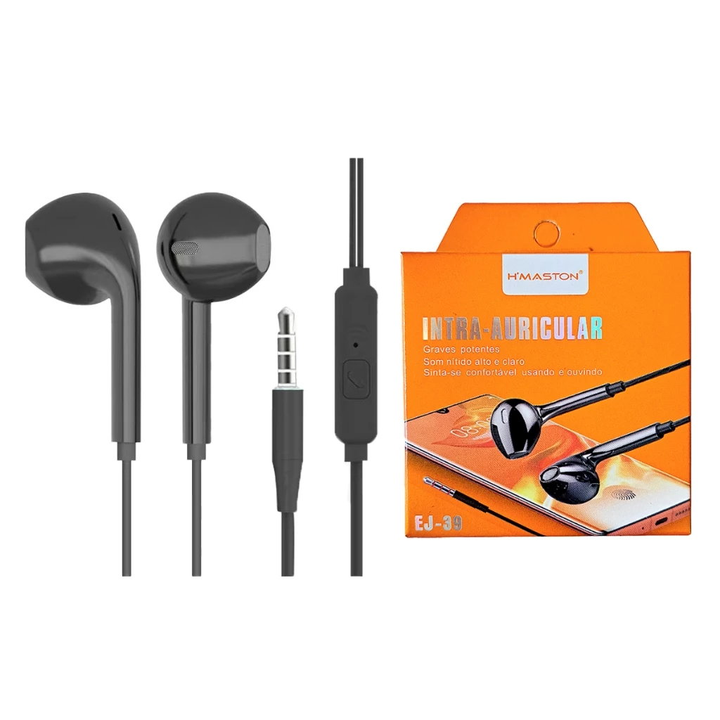 Fone de ouvido intra-auricular Hamaston EJ-39